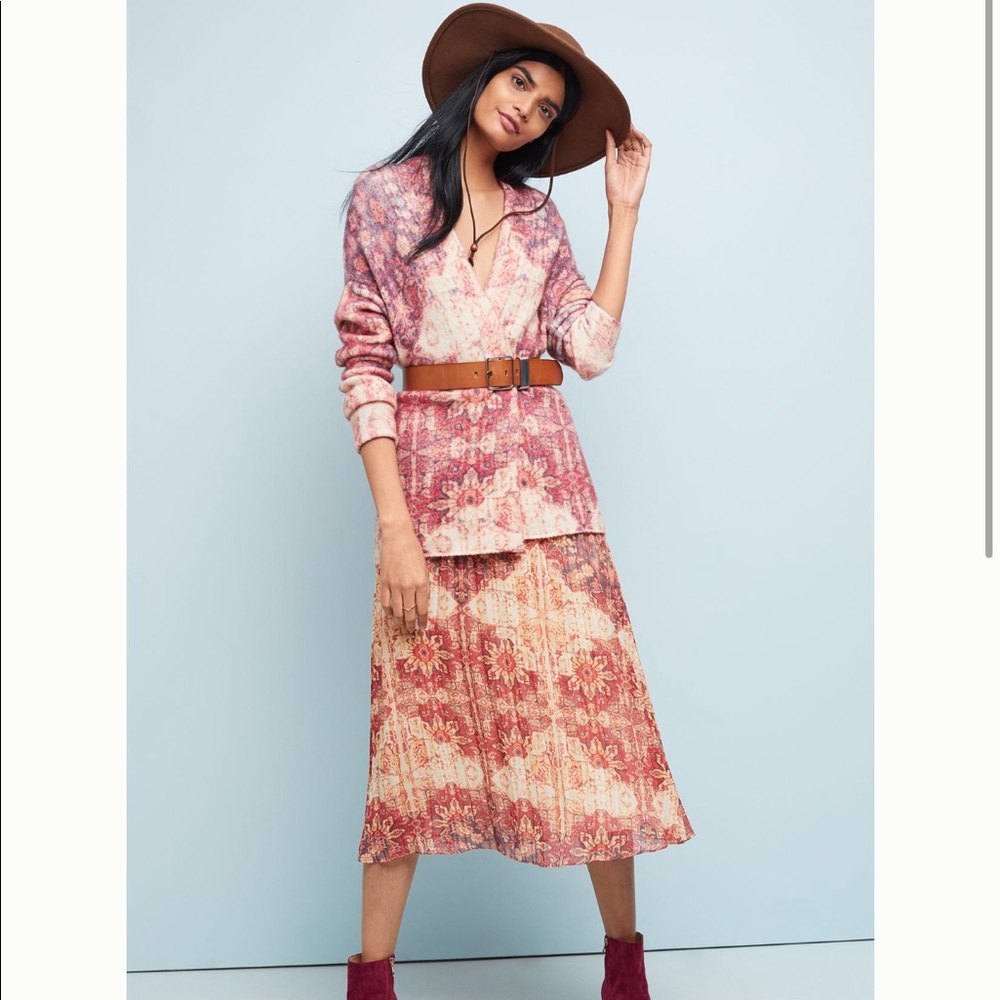 Anthropologie Laurel Canyon Midi Skirt